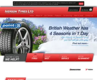 Iversontyres.com(Buy Tyres in London) Screenshot