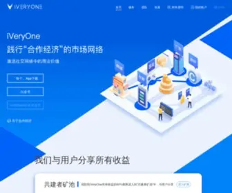 Iveryone.com(IVeryOne是践行“合作经济”的市场网) Screenshot