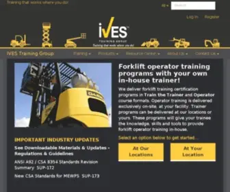 Ivestraining.com(IVES Forklift Training Certification) Screenshot
