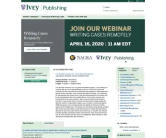 Iveycases.com(Ivey Publishing) Screenshot