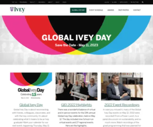Iveyday.ca(Global Ivey Day) Screenshot