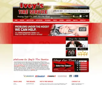 Iveystire.com(Milledgeville GA Tires & Auto Repair Shop) Screenshot