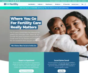 IVF-DE.com(Helping Families Grow Since 1995) Screenshot