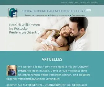 IVF-Rostock.de(Kinderwunschzentrum Frauenheilkunde Rostock) Screenshot