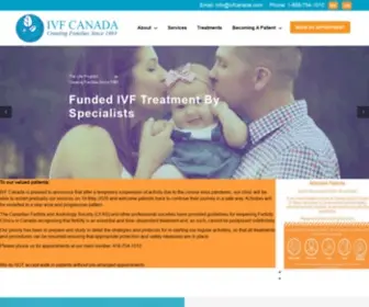 Ivfcanada.com(Fertility Clinic Toronto) Screenshot