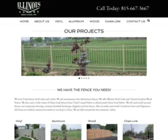 Ivfenceandpool.com(Illinois Valley Fence and Pool) Screenshot