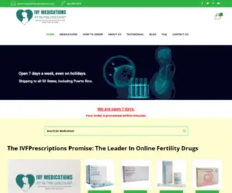Ivfprescriptions.com(Buy Fertility Drugs Online) Screenshot