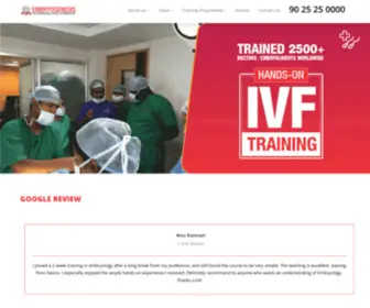 Ivftrainingindia.com(Embryology Courses in Chennai) Screenshot