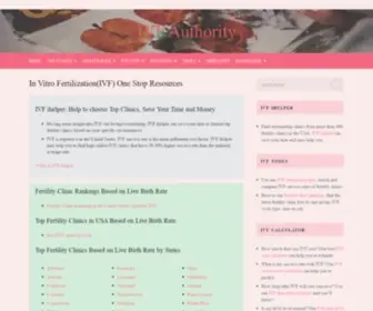 Ivfwecare.com(In Vitro Fertilization(IVF) One Stop Resources) Screenshot