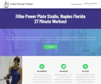 Ivibepowerplate.com(IVibe Power Plate) Screenshot