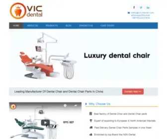 IviCDental.com(Home Leading Dental Chair Manufacturer) Screenshot