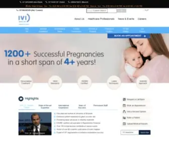 Ivivf.com(World Leaders In Infertility Treatment & IVF In Partnership with Prof) Screenshot