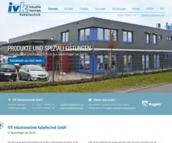 IVK-Kabeltechnik.de(Baugeräte) Screenshot