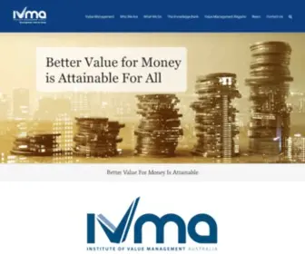 Ivma.org.au(Ensuring better value for money) Screenshot