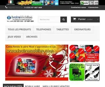 Ivoiremobiles.net(Vente en ligne de téléphones à Abidjan Côte d'Ivoire) Screenshot