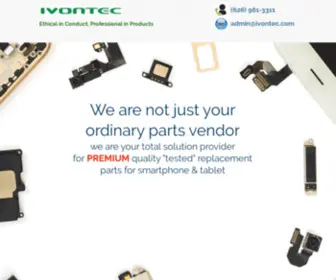 Ivontec.com(Home) Screenshot