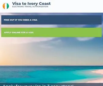 Ivorycoast-Visas.com(Visa services in Ivory Coast) Screenshot