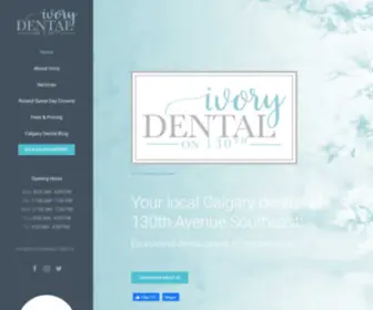 Ivorydentalon130TH.ca(Calgary Dentist) Screenshot