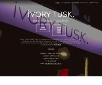 Ivorytusk.com.au(Ivory Tusk) Screenshot