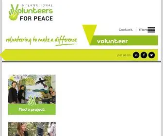 IVP.org.au(Volunteering in Australia) Screenshot