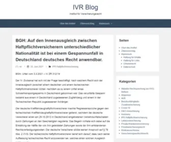 IVR-Blog.de(IVR Blog) Screenshot