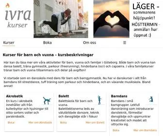 Ivrakurser.se(I Göteborg har vi massor av aktiviteter) Screenshot