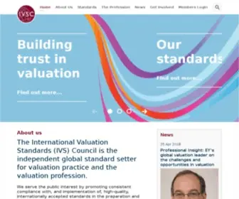 IVSC.org(The International Valuation Standards Council (IVSC)) Screenshot