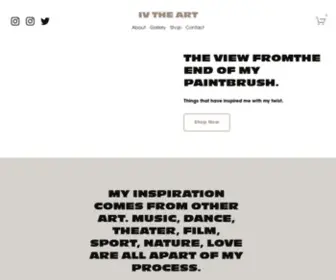 Ivtheart.com(IV THE ART) Screenshot