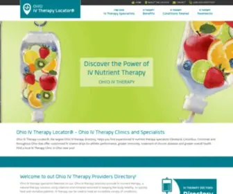 Ivtherapyohio.com(Ohio IV Therapy Locator®) Screenshot