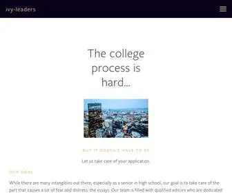 Ivy-Leaders.com(Ivy Leaders) Screenshot