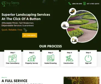 Ivy-Terra.com(Ivy Terra Landscaping) Screenshot