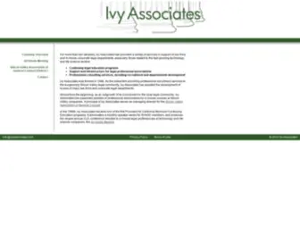 Ivyassociates.com(Ivy Associates) Screenshot