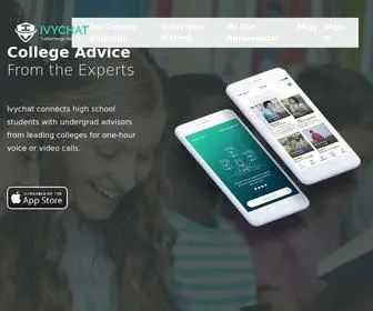 Ivychat.com(College Advice) Screenshot