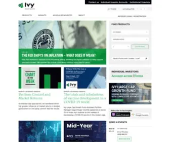 Ivyfunds.com(Investment Management Company) Screenshot