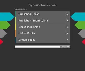 Ivyhousebooks.com(ivyhousebooks) Screenshot