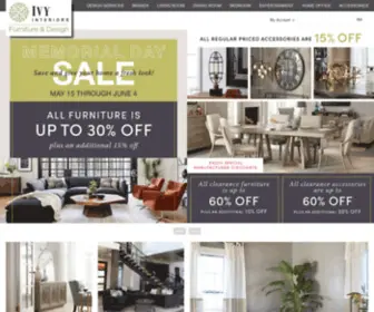 Ivyinteriorsslc.com(Designer Furniture Store in Salt Lake City) Screenshot
