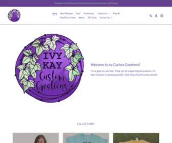 Ivykaycustomcreations.com(Ivy Kay Custom Creations) Screenshot