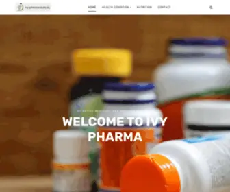 Ivypharmaceuticals.com(Ivy Pharmaceuticals) Screenshot