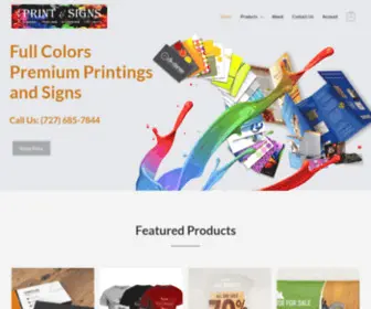 Ivyprinting.com(Ivy Printing and Signs) Screenshot
