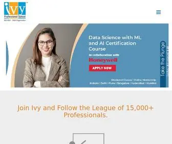 Ivyproschool.com(Learn Best Data Science Certification Course in India) Screenshot