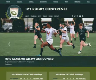 Ivyrugby.com(Ivy Rugby Conference) Screenshot
