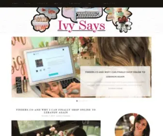 Ivysays.com(Lebanon's Lifestyle) Screenshot