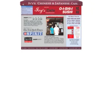 Ivyscafenyc.com(NYC Asian Cuisine) Screenshot
