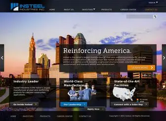 Ivysteel.com(Insteel Industries) Screenshot