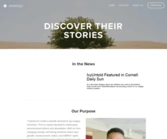 Ivyuntold.com(IvyUntold) Screenshot