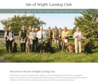 IW-Gundog-Club.org.uk(Isle of Wight Gun Dog Club) Screenshot