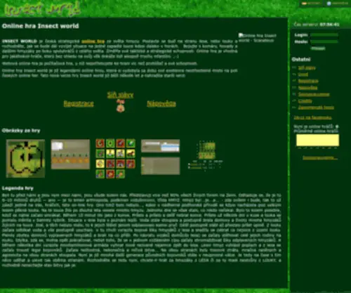 IW.cz(Online hra Insect world) Screenshot