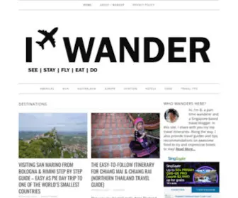 Iwandered.net(I Wander) Screenshot
