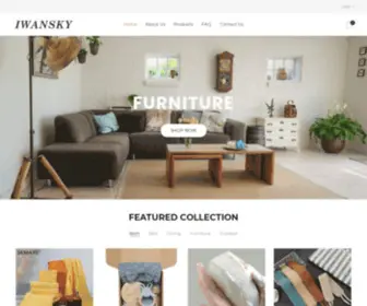 Iwanskyllc.com(Premier Home & Kitchen Goods) Screenshot