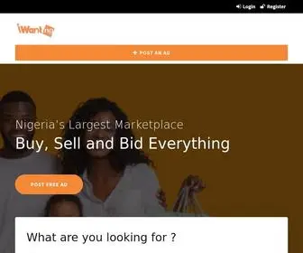 Iwant.ng(Free Classifieds in Nigeria) Screenshot